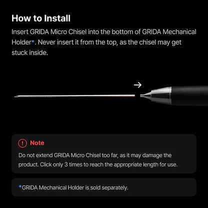 Gunprimer Grida Micro Chisel (Qty: 2 ea) G05-MC1