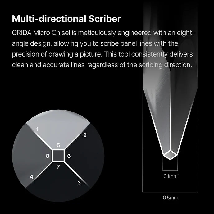 Gunprimer Grida Micro Chisel (Qty: 2 ea) G05-MC1