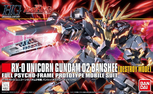 1/144 HGUC RX-0 Unicorn Gundam 02 Banshee (Destroy Mode) Bandai 23.99 OEShop