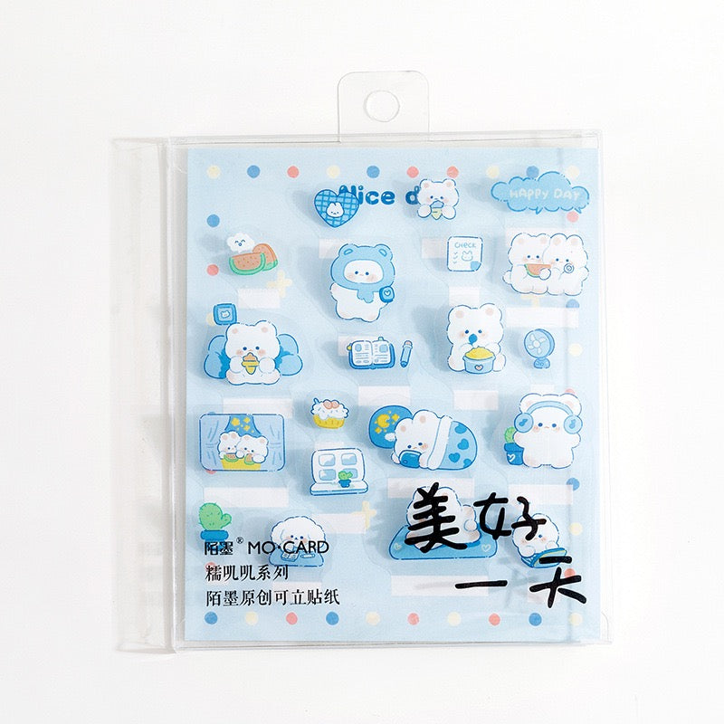 MO.CARD Mochi Series Stickers (20 pieces)