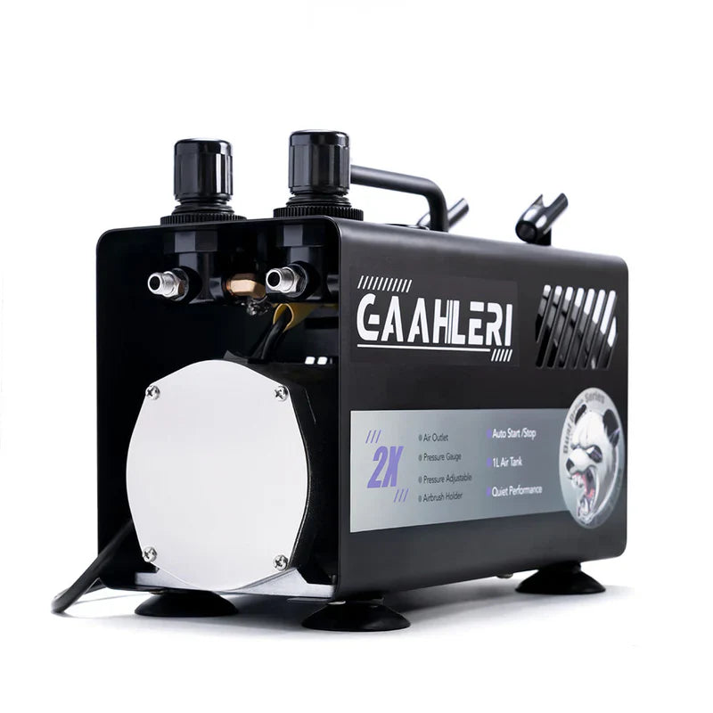 Gaahleri Dual Drive Series Airbrush Air Compressor GT-918