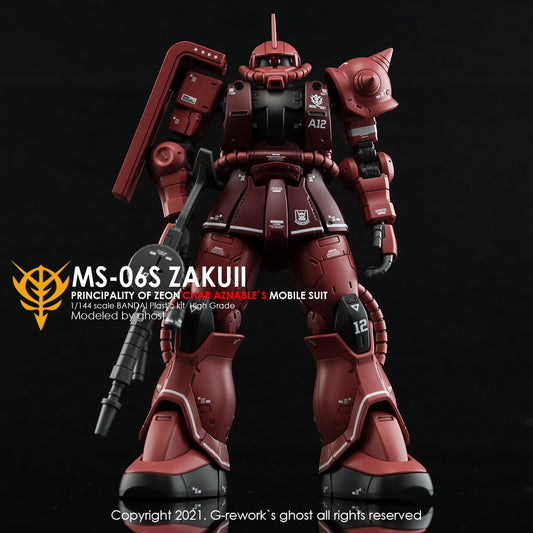 G-Rework Decals - [HG] Origin MS-06S Zaku II (Char Aznable) CD-HO-01 G-Rework 4.49 OEShop