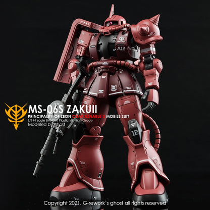 G-Rework Decals - [HG] Origin MS-06S Zaku II (Char Aznable) CD-HO-01 G-Rework 4.49 OEShop