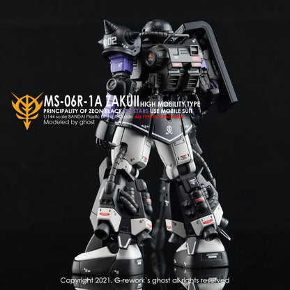 G-Rework Decals - [HG] Origin MS-06R-1A Zaku II (Black Tri-Stars Full Set) CD-H152 G-Rework 7.99 OEShop