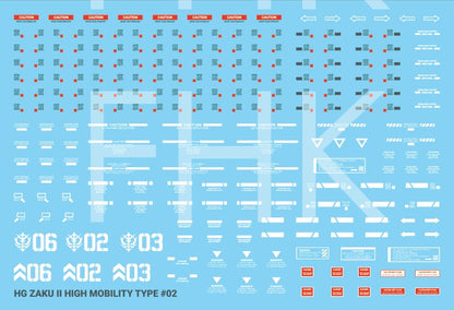 G-Rework Decals - [HG] Origin MS-06R-1A Zaku II (Black Tri-Stars Full Set) CD-H152 G-Rework 7.99 OEShop