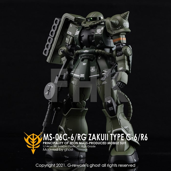 G-Rework Decals - [HG] MS-06C-6/R6 Zaku II CD-HO-25 G-Rework 4.99 OEShop