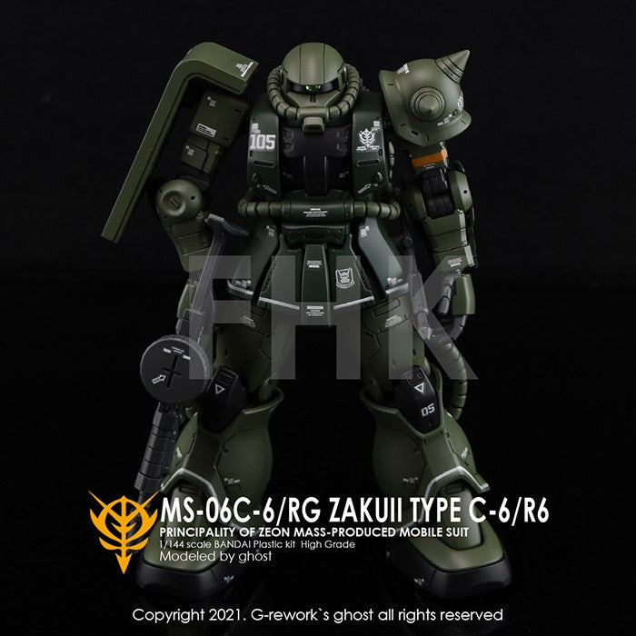 G-Rework Decals - [HG] MS-06C-6/R6 Zaku II CD-HO-25 G-Rework 4.99 OEShop
