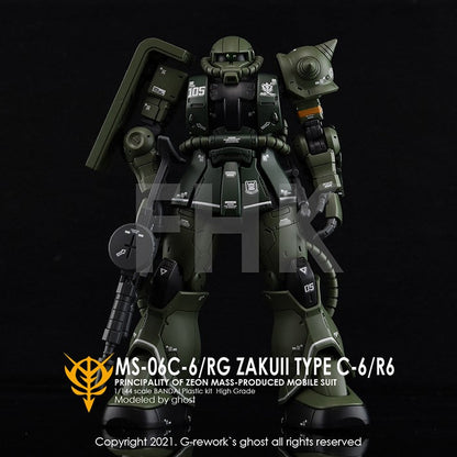 G-Rework Decals - [HG] MS-06C-6/R6 Zaku II CD-HO-25 G-Rework 4.99 OEShop