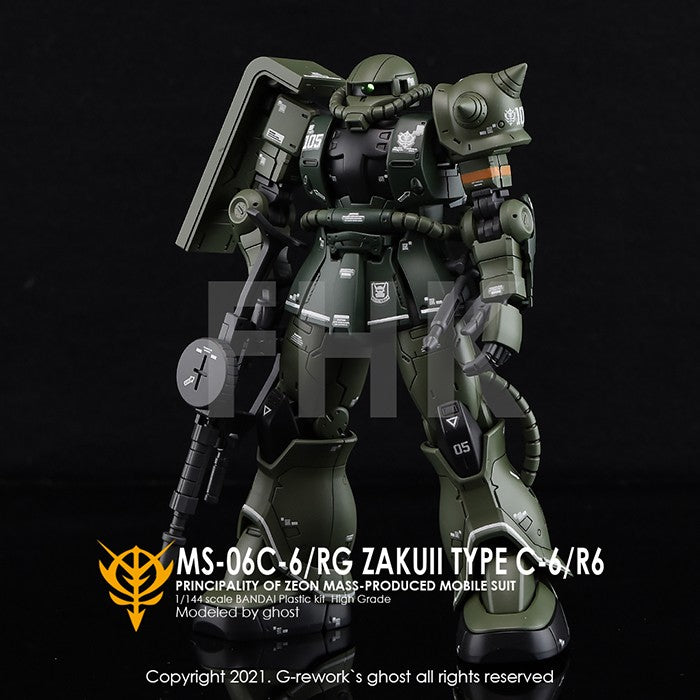 G-Rework Decals - [HG] MS-06C-6/R6 Zaku II CD-HO-25 G-Rework 4.99 OEShop