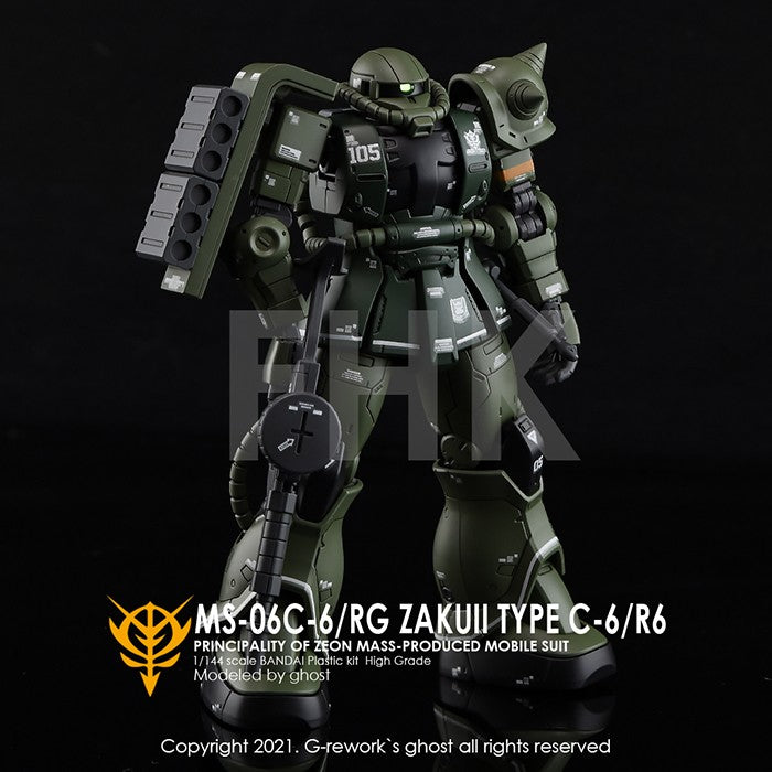 G-Rework Decals - [HG] MS-06C-6/R6 Zaku II CD-HO-25 G-Rework 4.99 OEShop