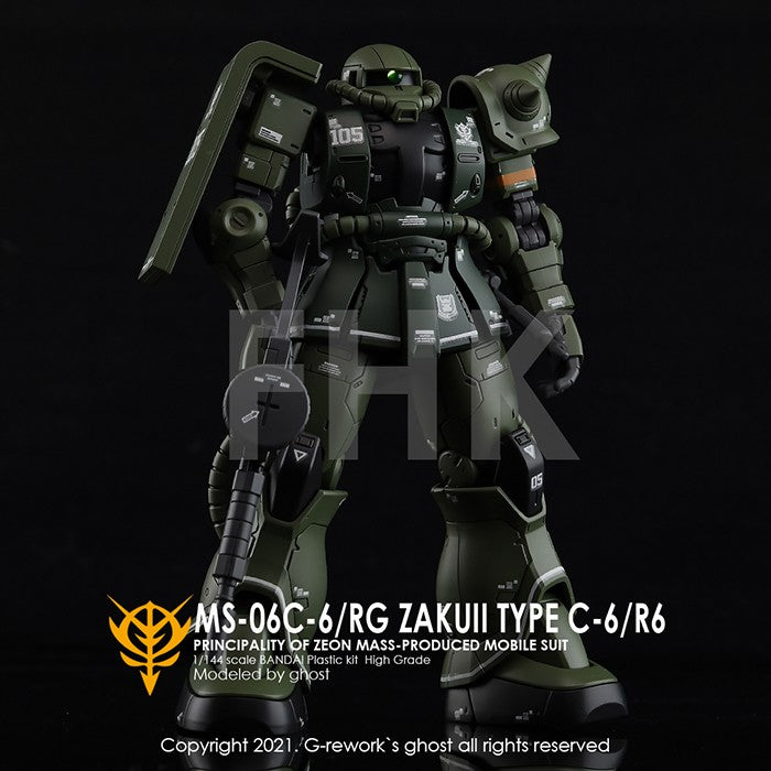 G-Rework Decals - [HG] MS-06C-6/R6 Zaku II CD-HO-25 G-Rework 4.99 OEShop