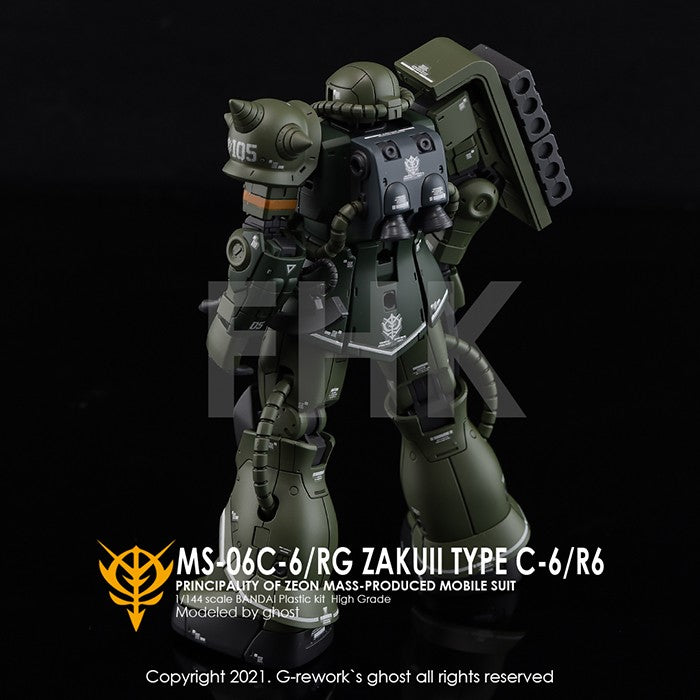 G-Rework Decals - [HG] MS-06C-6/R6 Zaku II CD-HO-25 G-Rework 4.99 OEShop