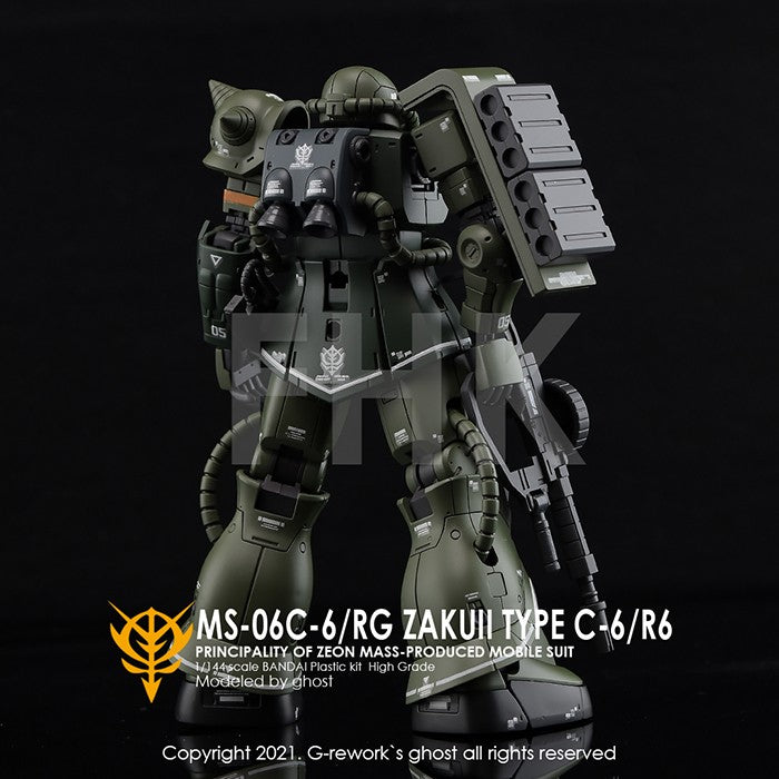 G-Rework Decals - [HG] MS-06C-6/R6 Zaku II CD-HO-25 G-Rework 4.99 OEShop