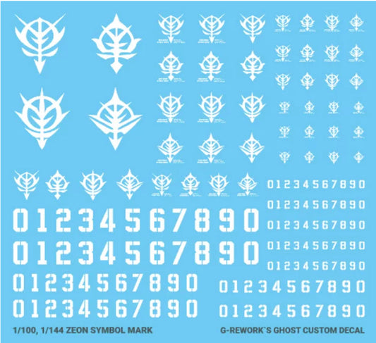 G-Rework Decals - [MG] [HG] Zeon Mark CD-CAU-JM1 G-Rework 4.99 OEShop