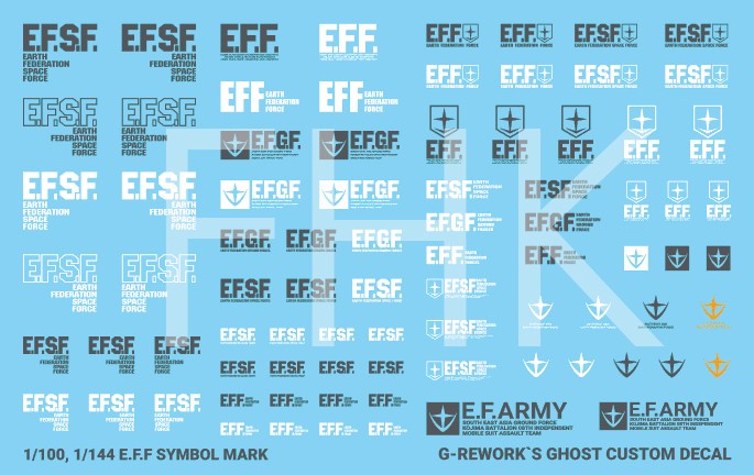G-Rework Decals - [MG] [HG] EFF CD-CAU-EFM01 G-Rework 3.99 OEShop