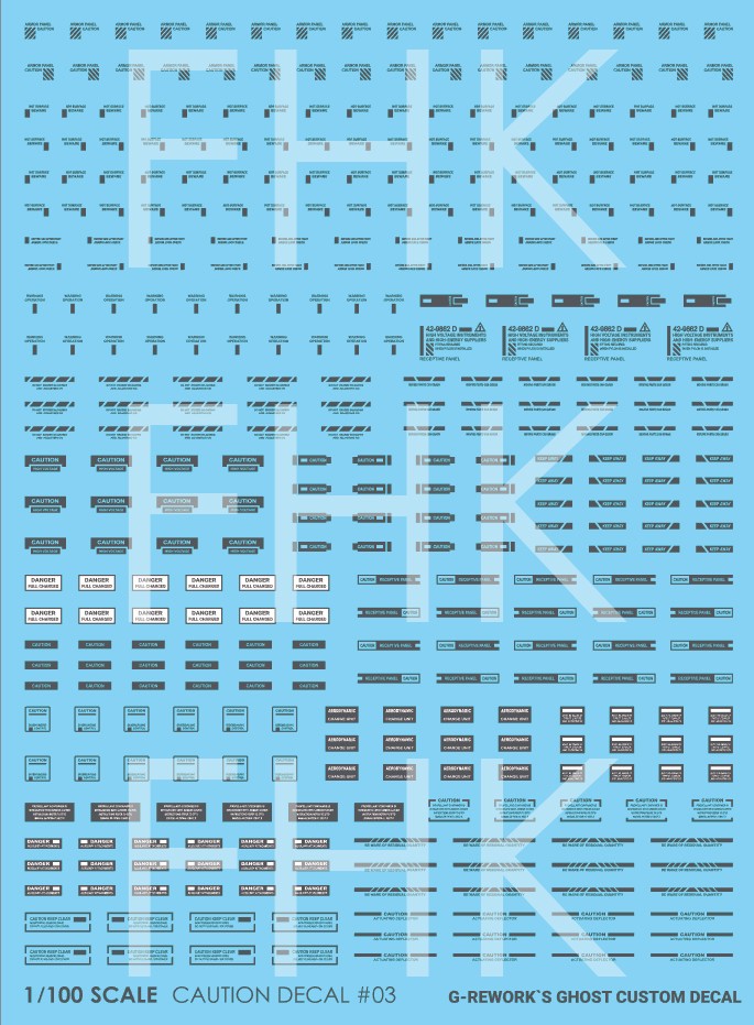 G-Rework Decals - Caution Gray 03 CD-CAU-03 G-Rework 5.99 OEShop