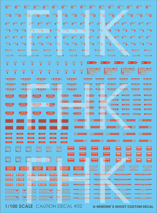 G-Rework Decals - Caution 02 Red CD-CAU-02 G-Rework 5.99 OEShop