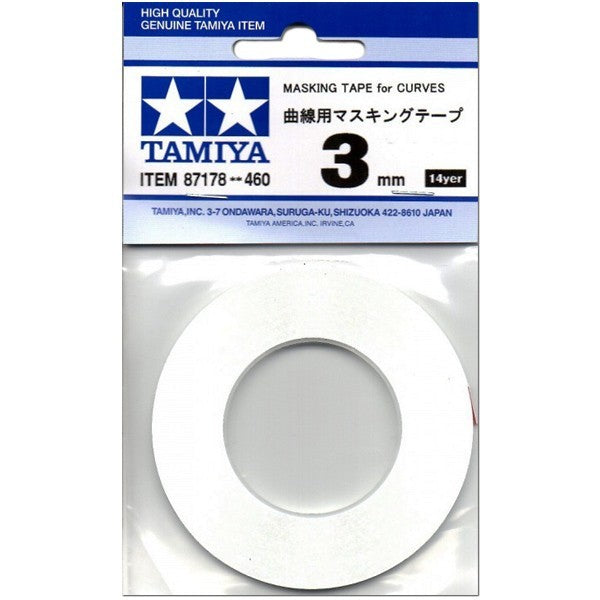 TAMIYA 87178 MASKING TAPE for CURVES 3MM WIDTH 20M LENGTH Tamiya 4.50 OEShop