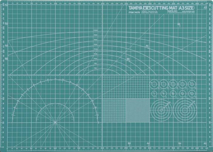Tamiya 74076 Cutting Mat A3 Size Green Pad Model Hobby Craft Tools 420mm x 297mm Tamiya 17.98 OEShop