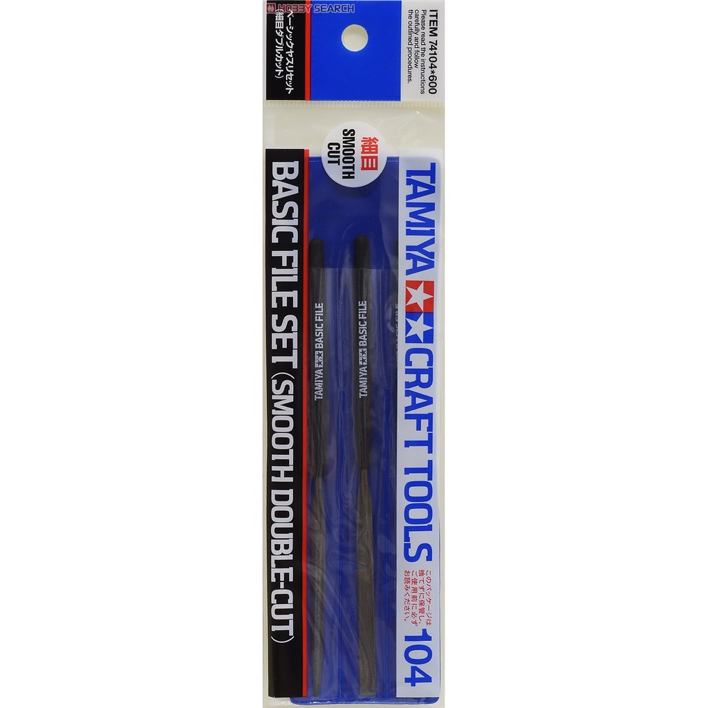 Tamiya 74104 Smooth Double-cut Basic File Set (3pcs) Tamiya 6.99 OEShop