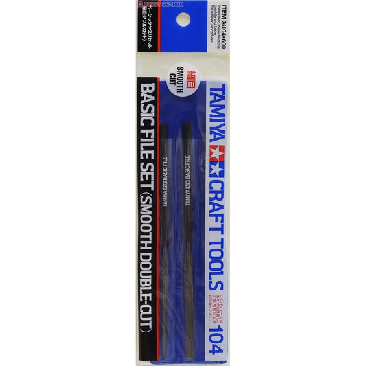 Tamiya 74104 Smooth Double-cut Basic File Set (3pcs) Tamiya 6.99 OEShop