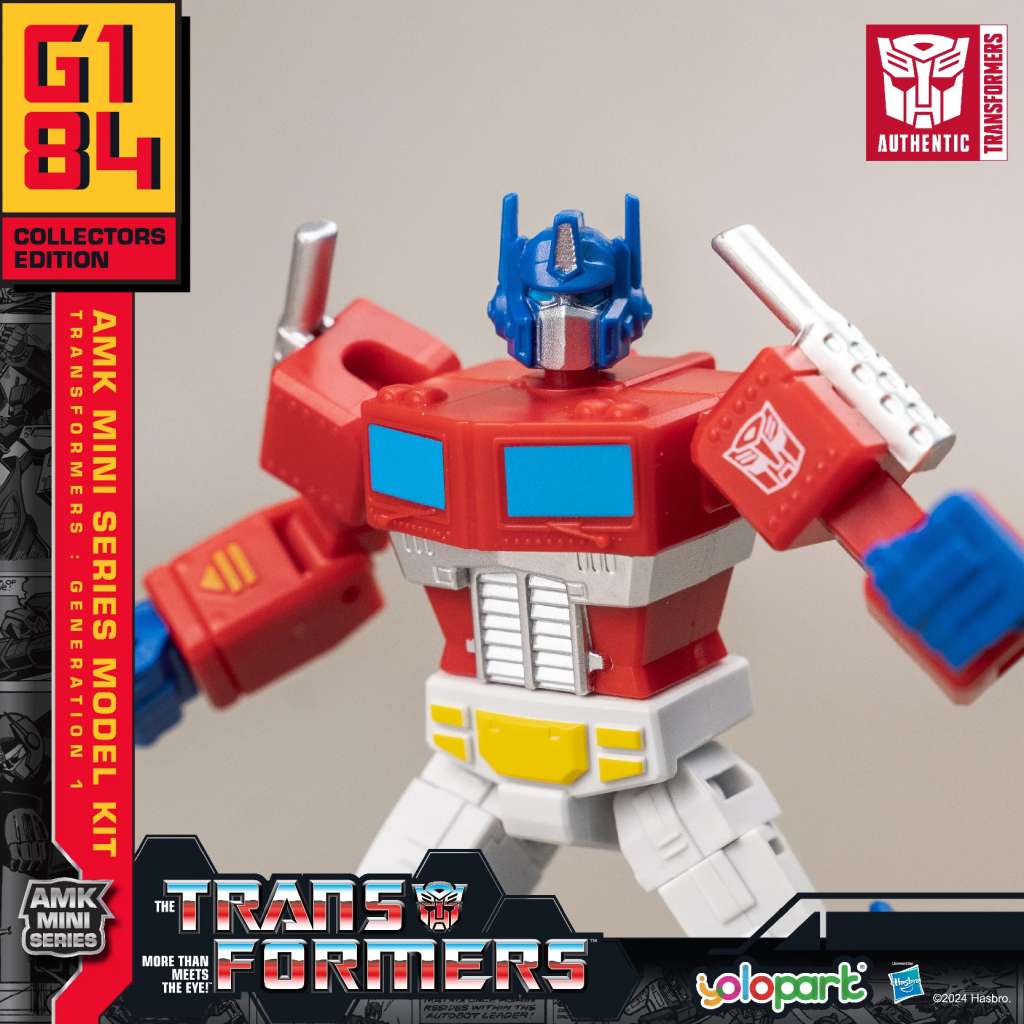 Yolopark Transformers Genration One Optimus Prime Amk Mini Model Kit