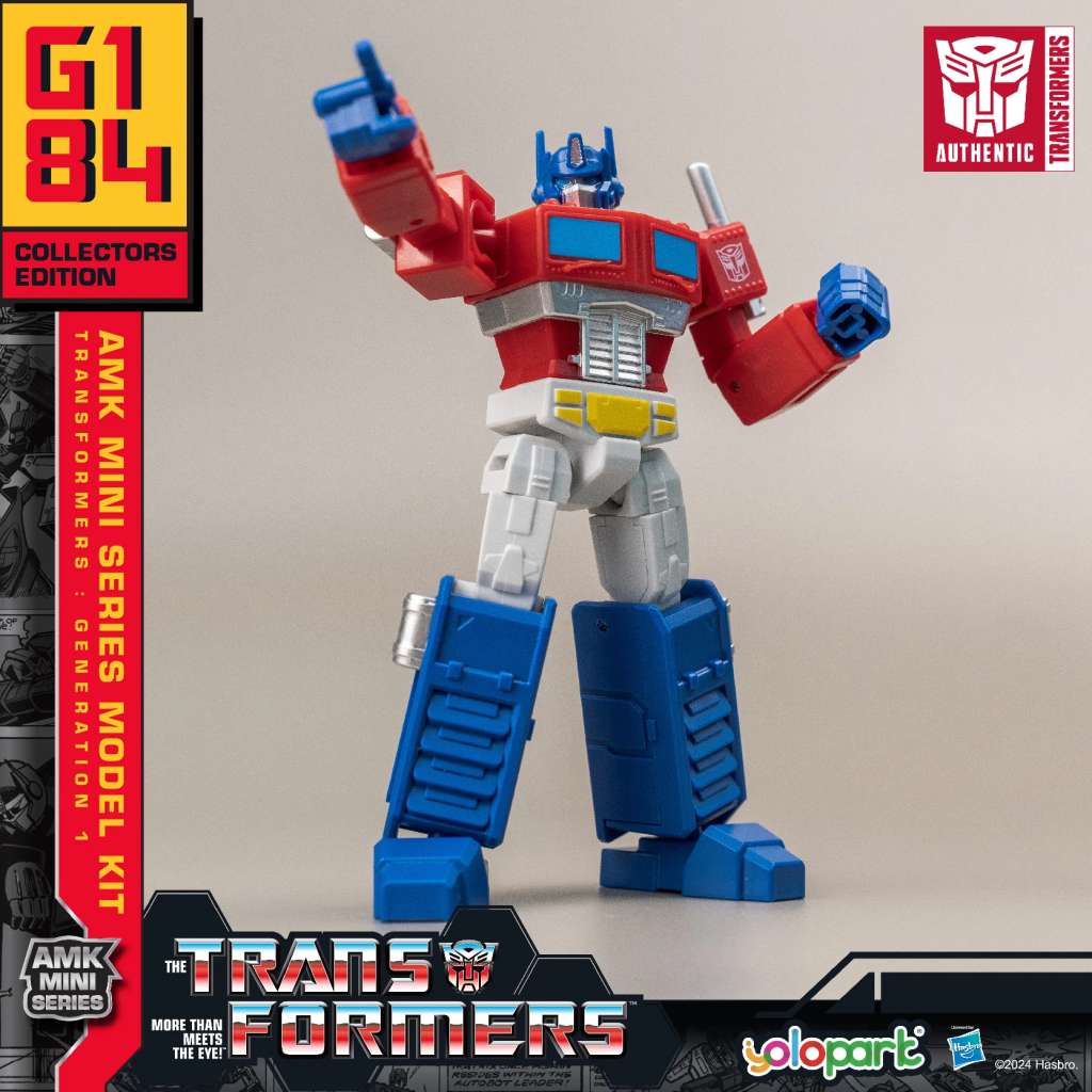 Yolopark Transformers Genration One Optimus Prime Amk Mini Model Kit