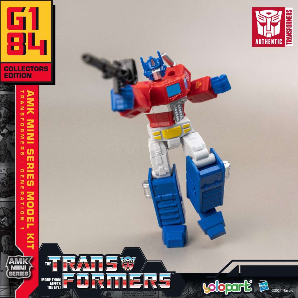 Yolopark Transformers Genration One Optimus Prime Amk Mini Model Kit