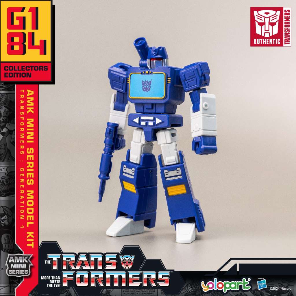 Damaged Box Yolopark Transformers Genration One Soundwave Amk Mini Model Kit