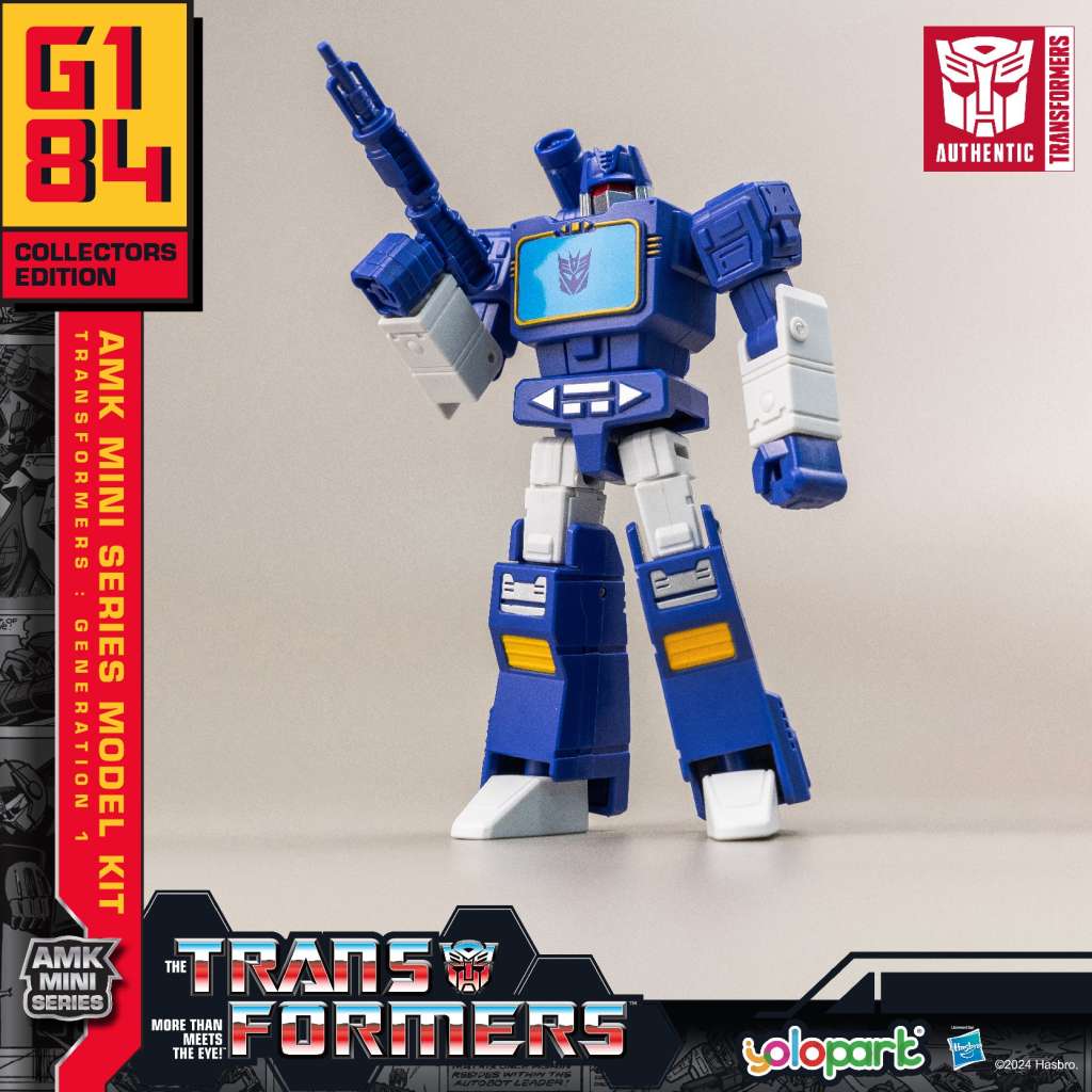 Damaged Box Yolopark Transformers Genration One Soundwave Amk Mini Model Kit