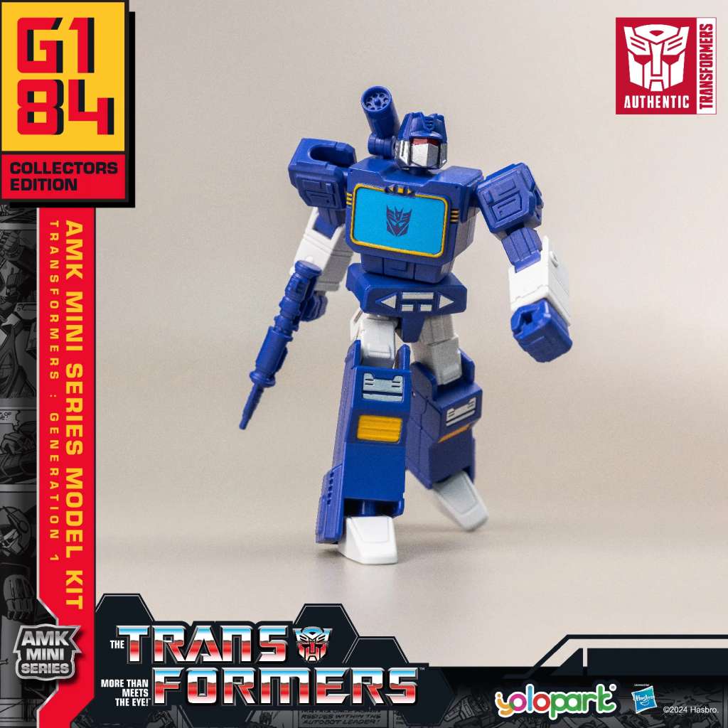 Damaged Box Yolopark Transformers Genration One Soundwave Amk Mini Model Kit