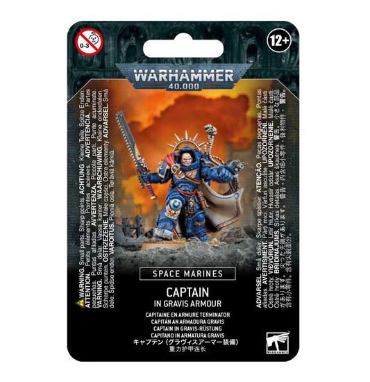 Warhammer 40,000 Space Marines: Captain in Gravis Armour 48-70