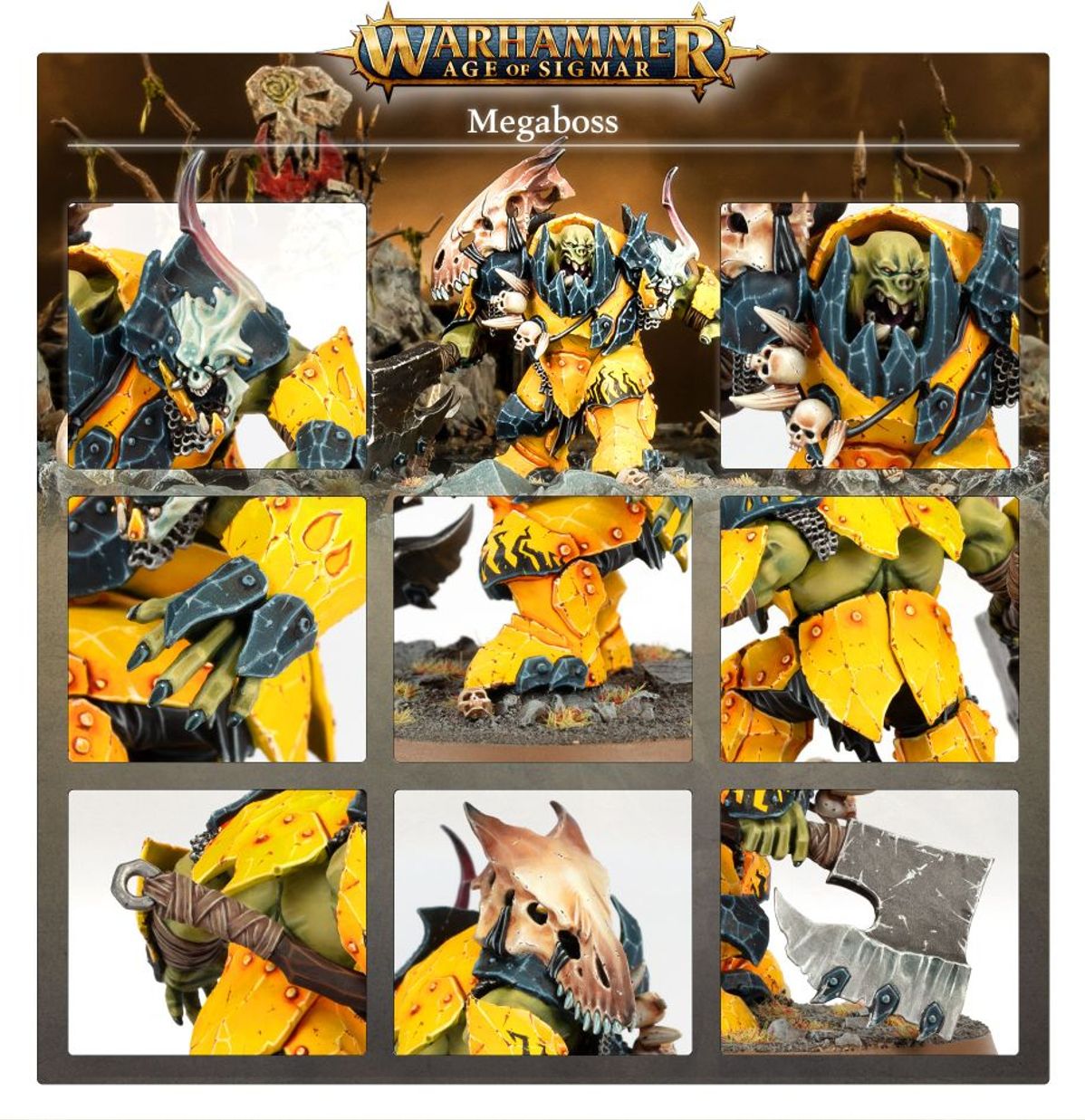 Warhammer Age Of Sigmar Orruk Warclans: Megaboss 89-26