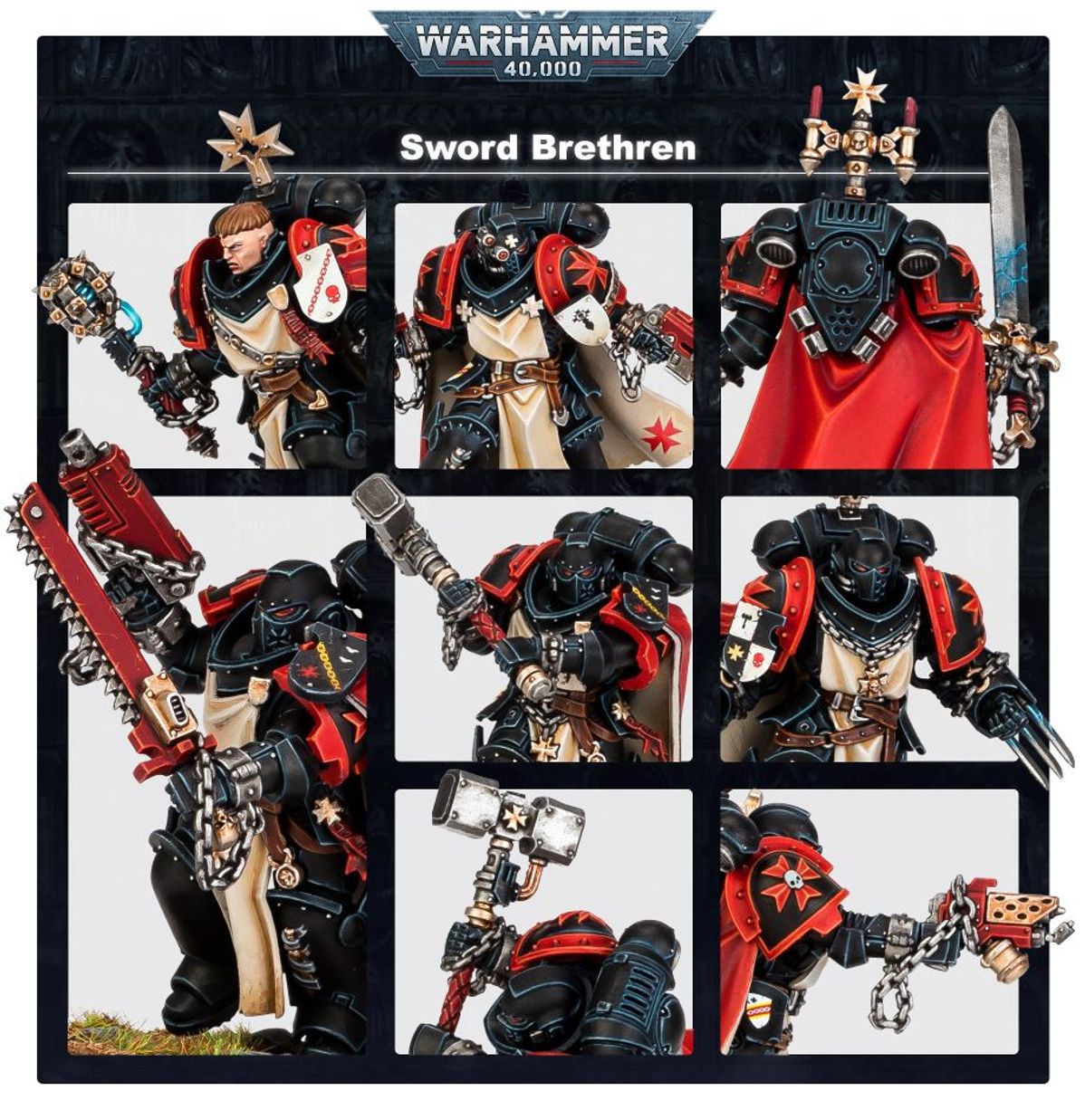 Warhammer 40,000 Space Marines: Black Templars Sword Brethren 55-43