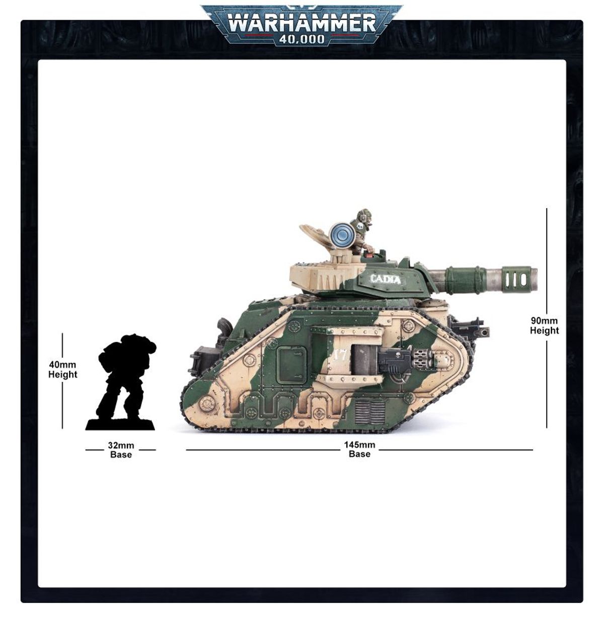 Warhammer 40,000 Astra Militarium: Leman Russ Battle Tank 47-06