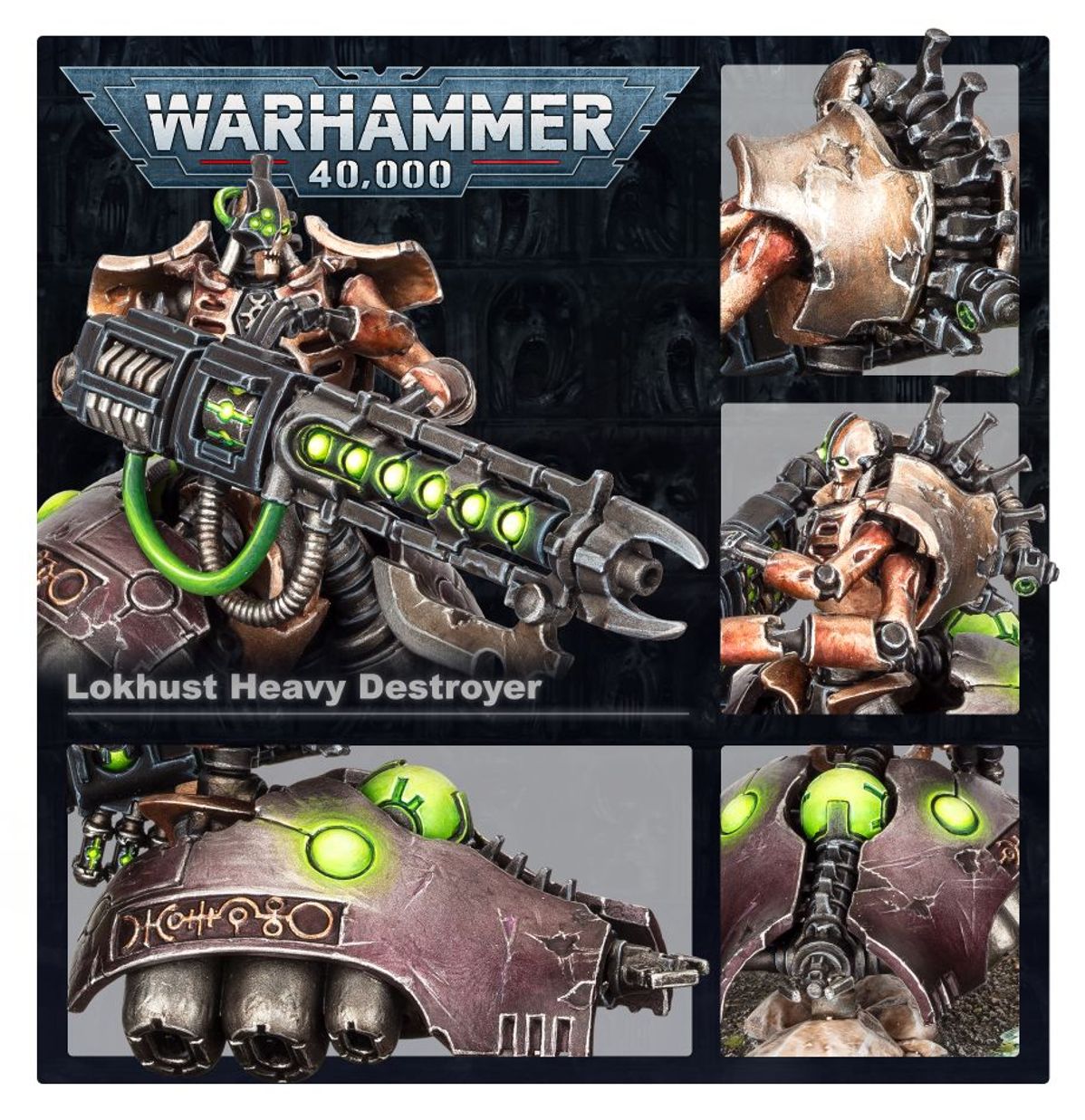 Warhammer 40,000 Necrons: Lokhust Heavy Destroyer 49-28
