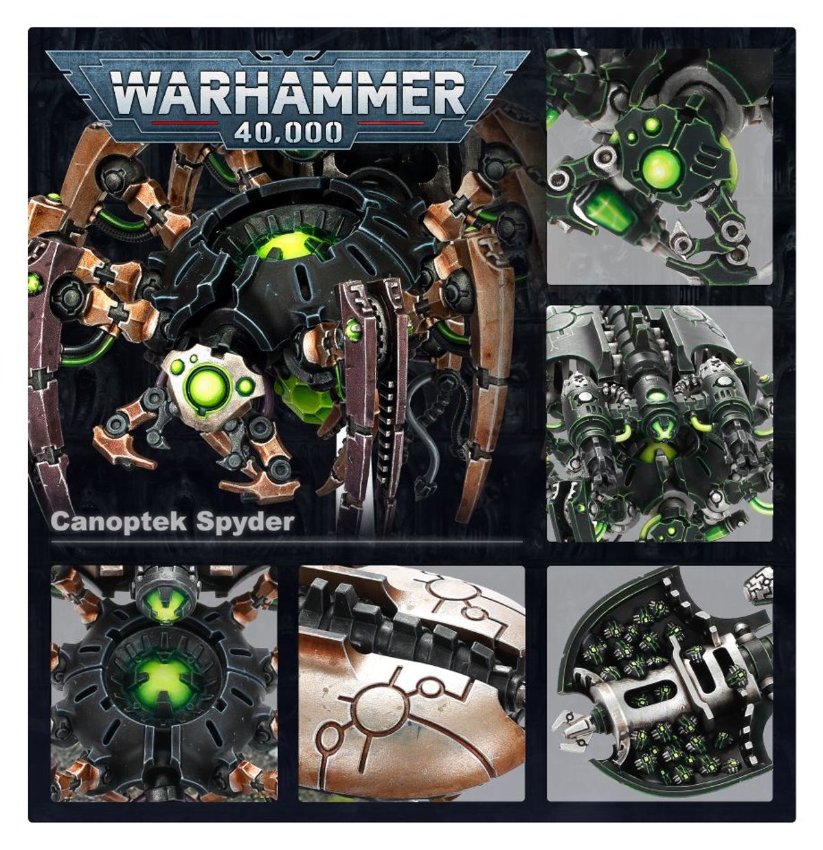 Warhammer 40,000 Necrons: Canoptek Spyder 49-16