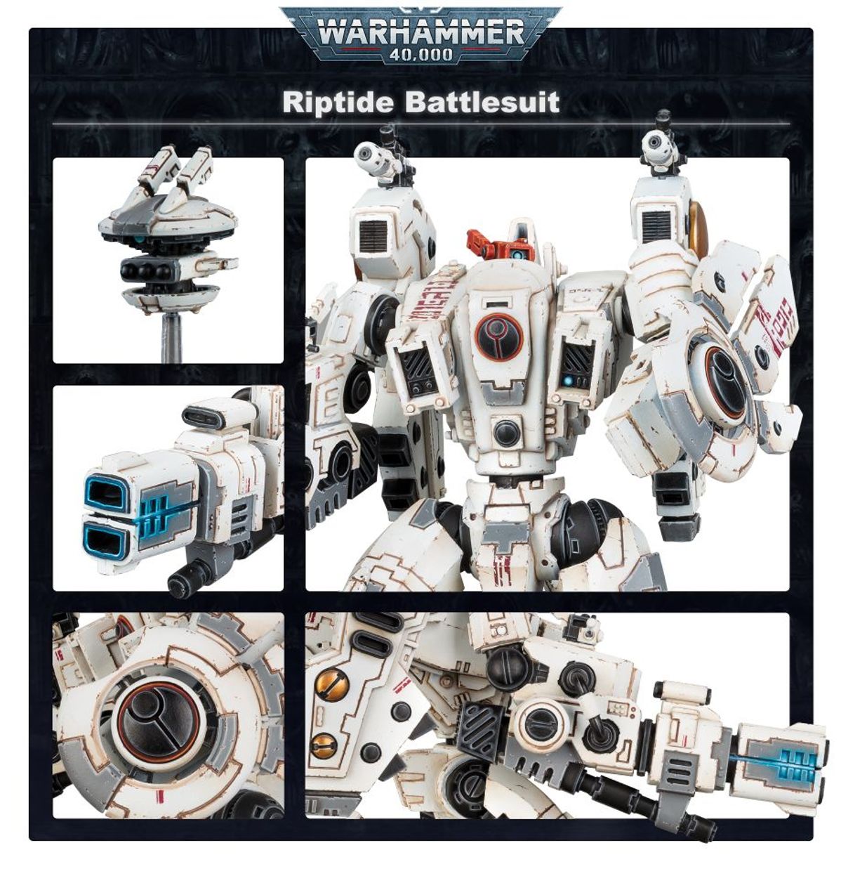 Warhammer 40,000 T'au Empire: XV104 Riptide Battlesuit 56-13