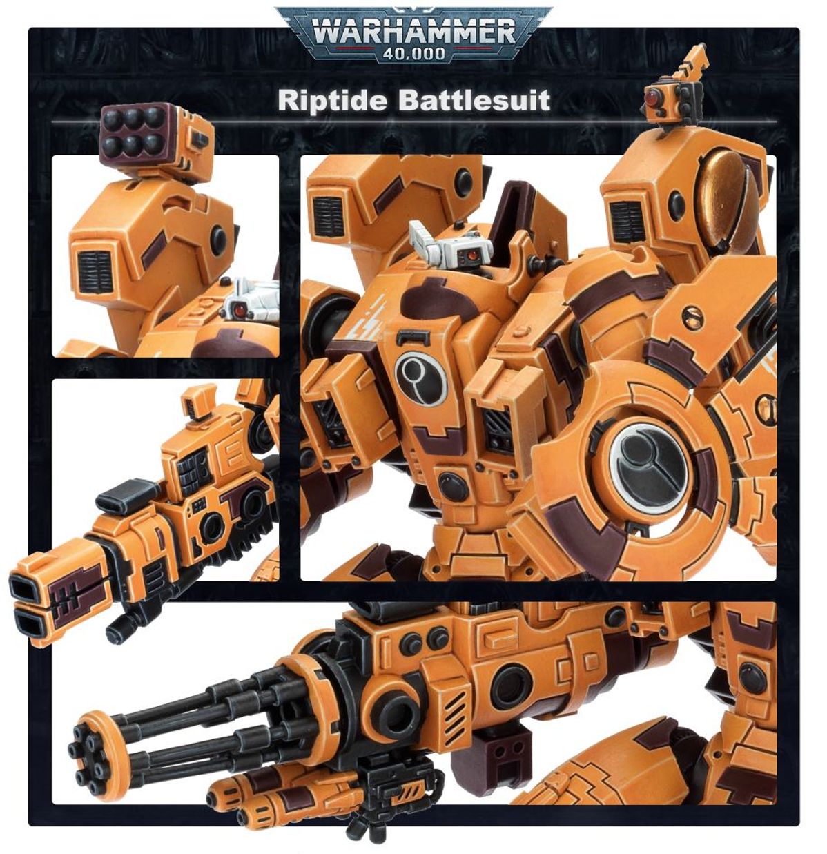 Warhammer 40,000 T'au Empire: XV104 Riptide Battlesuit 56-13