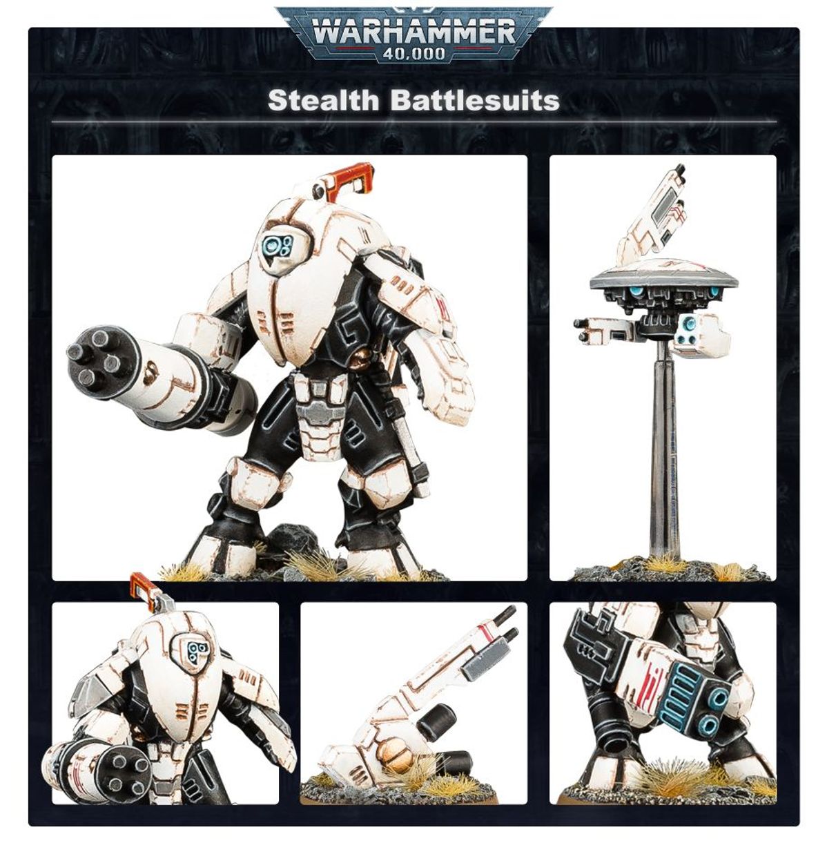 Warhammer 40,000 T'au Empire: Stealth Battlesuits 56-14
