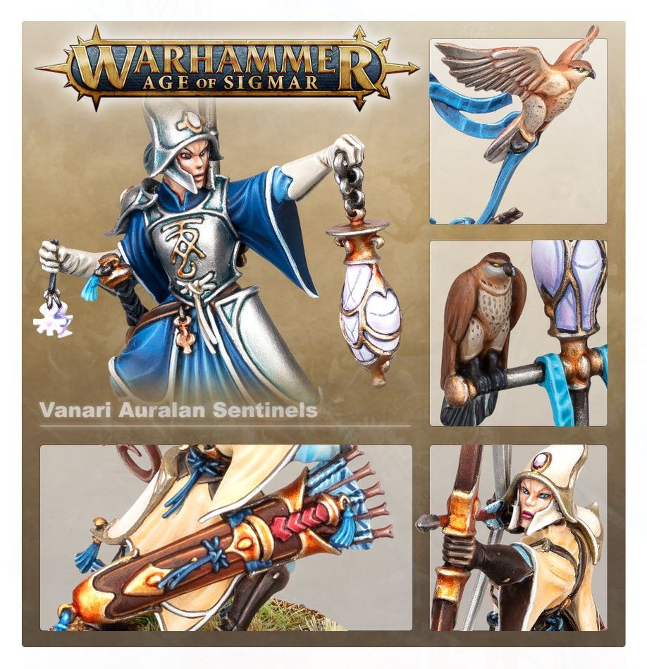 Warhammer Age Of Sigmar Lumineth Realm Lords: Vanari Auralan Sentinels 87-58