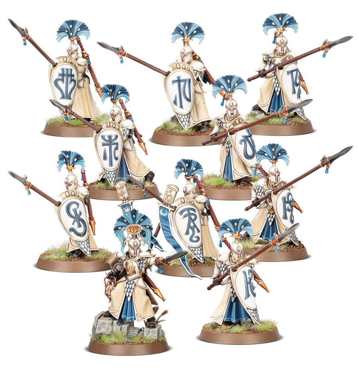 Warhammer Age Of Sigmar Lumineth Realm Lords: Vanari Auralan Wardens 87-59