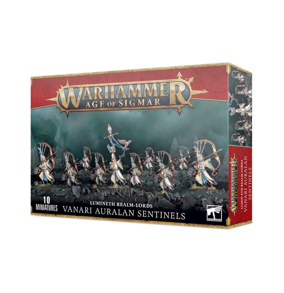Warhammer Age Of Sigmar Lumineth Realm Lords: Vanari Auralan Sentinels 87-58
