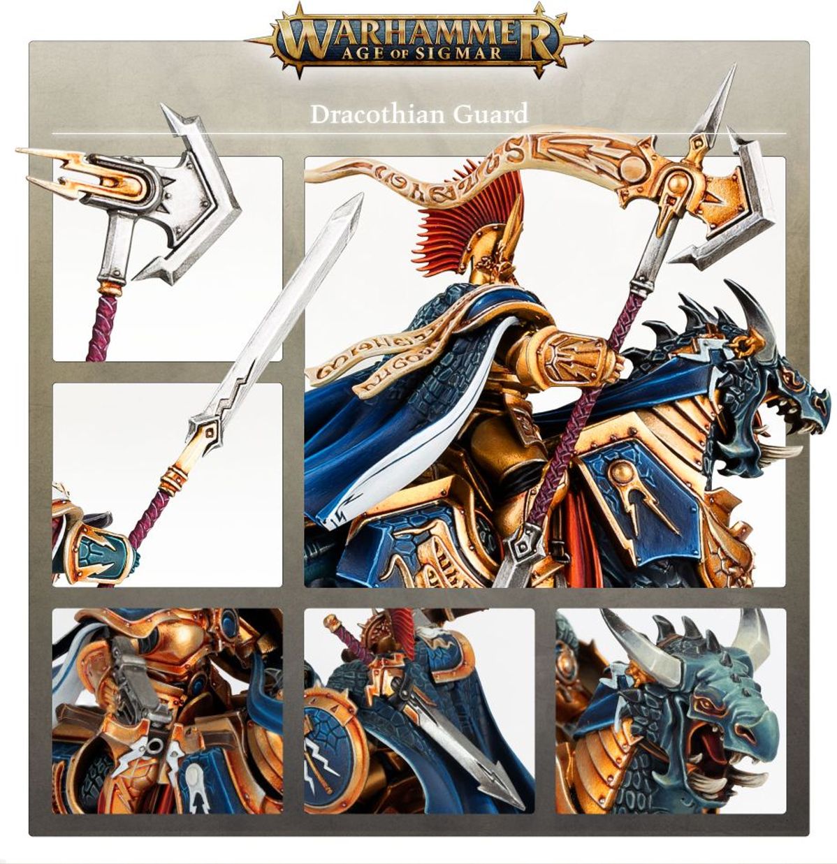Warhammer Age Of Sigmar Stormcast Eternals: Dracothian Guard 96-24