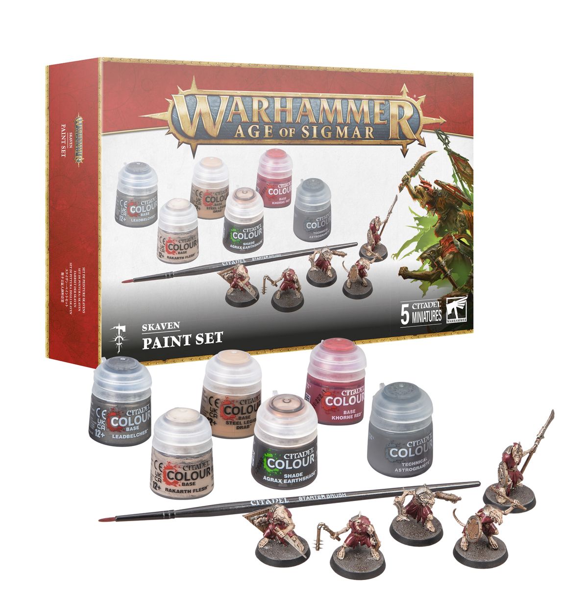 Warhammer Age of Sigmar Paint Set: Skaven 60-09