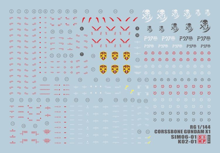 EVO - RG Crossbone Gundam X-1 E-RG31 Evolution Studio Decals Evolution Studio 3.59 OEShop