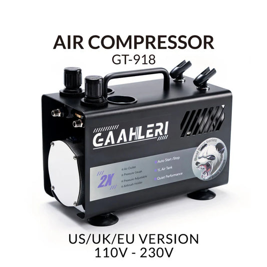 Gaahleri Dual Drive Series Airbrush Air Compressor GT-918