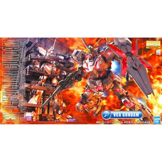 1/100 MG RX-0 Unicorn Gundam HD Color + MS Cage Screen Image Special