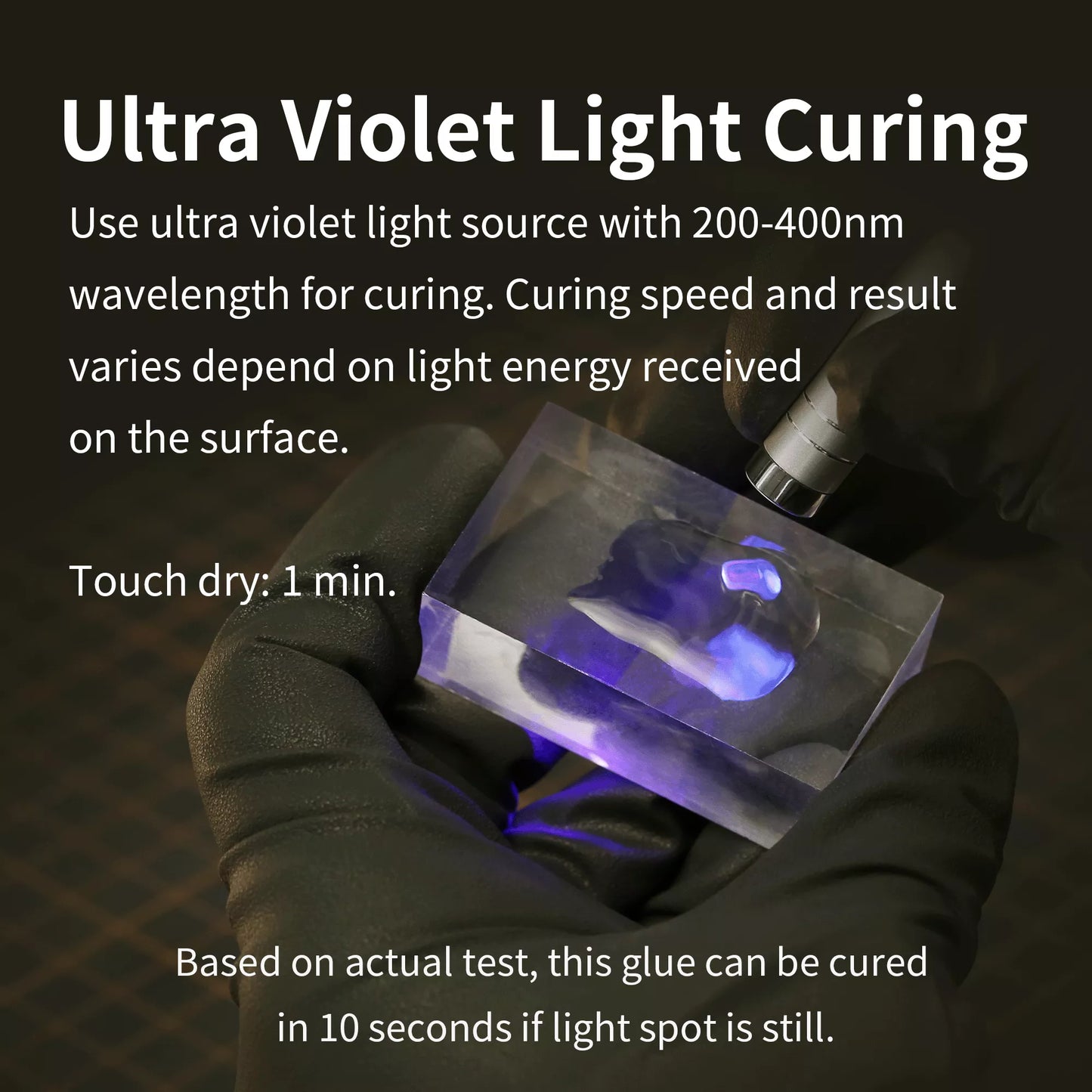 DSPIAE UV-G Light Curing Glue UV-GT Minl ULTraviolet Touch Light
