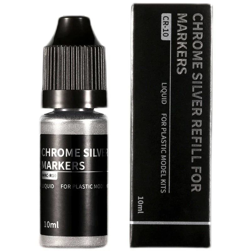 DSPIAE CR-10 Chrome Silver Refill For Markers 10ml